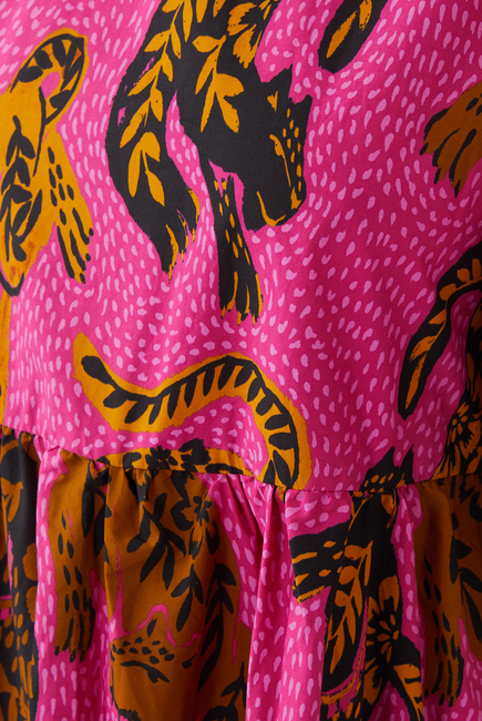 Wild Leopard Midi Dress